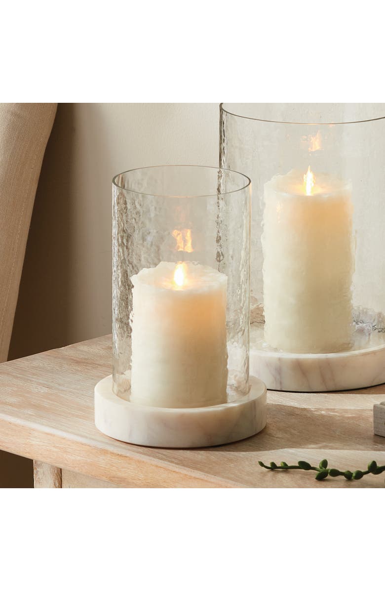 Napa Home & Garden Claire Hurricane Candleholder, Alternate, color, White
