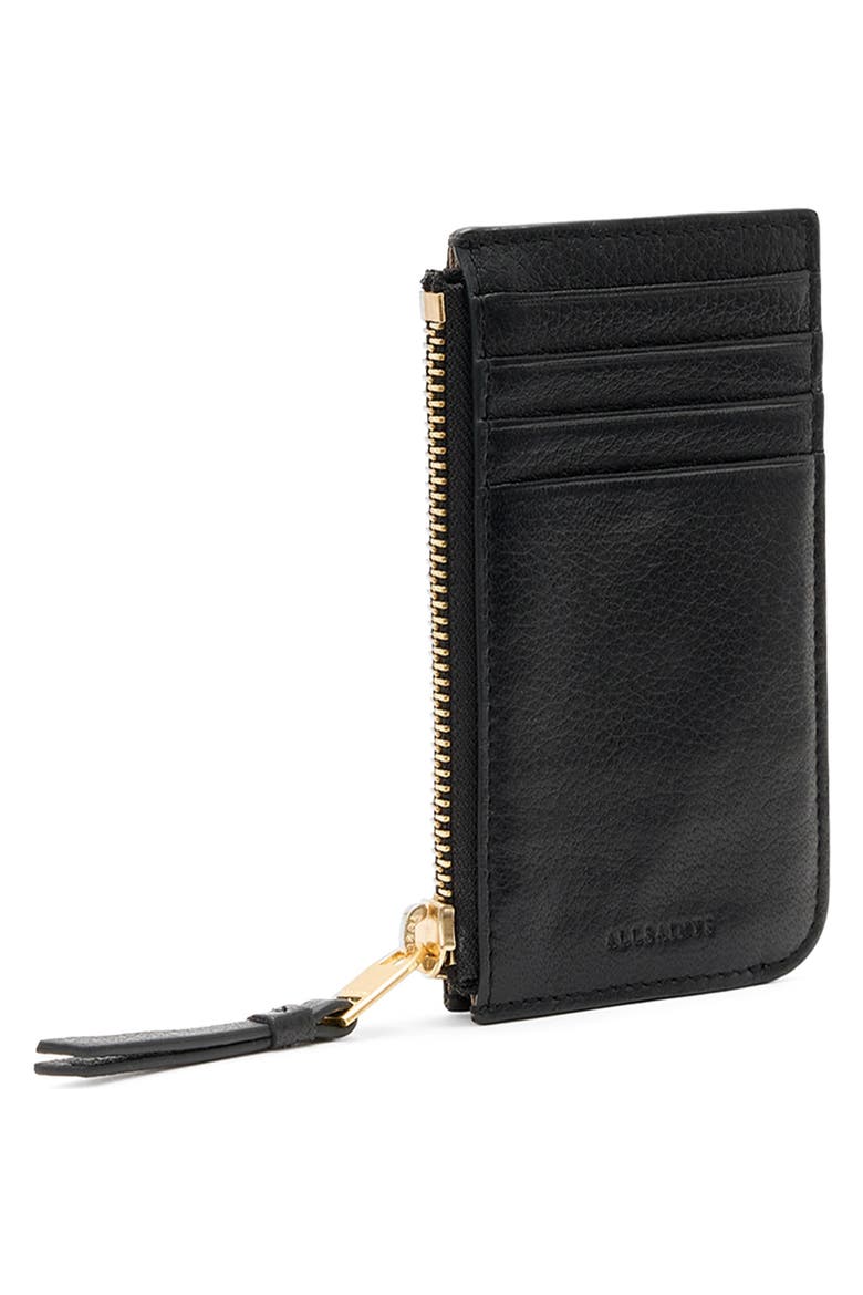 Marlborough Leather Wallet (Nordstrom Exclusive), Alternate, color, BLACK