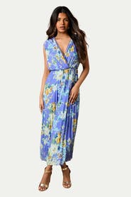 Oasis Petite Occasion Wrap Maxi Dress