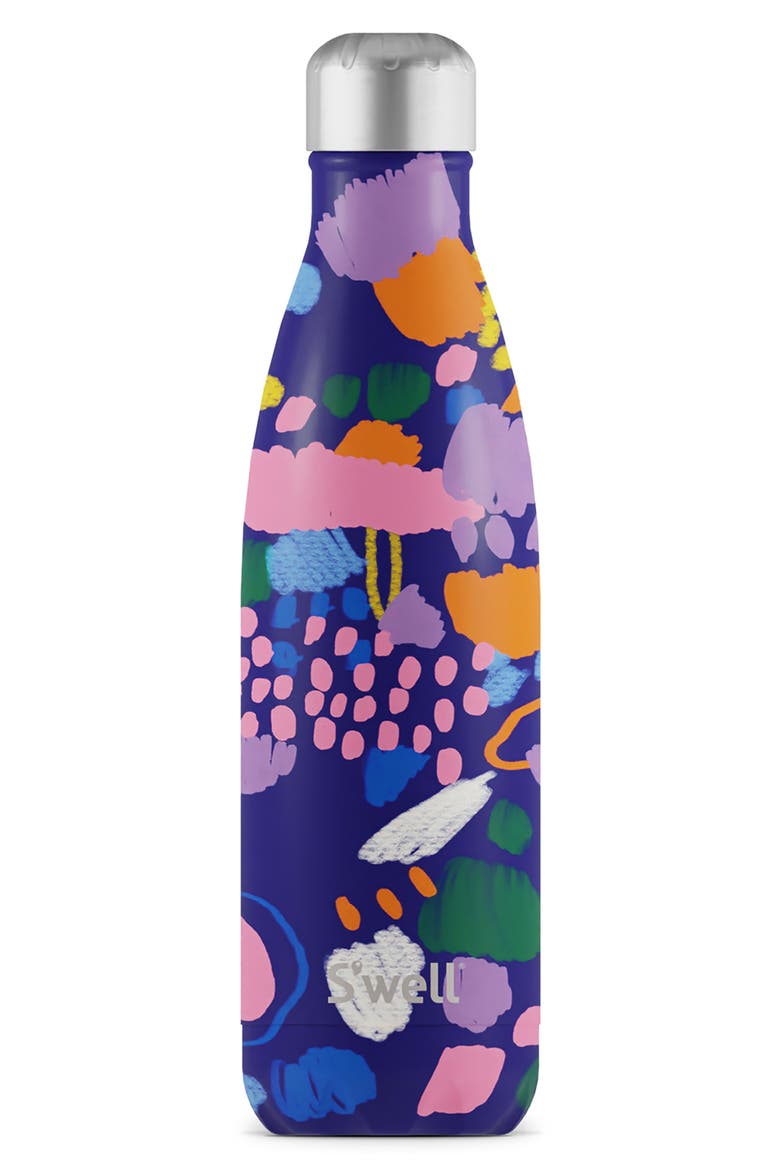 Paper Posy 17-Ounce Insulated Stainless Steel Water Bottle, Main, color, MULTI