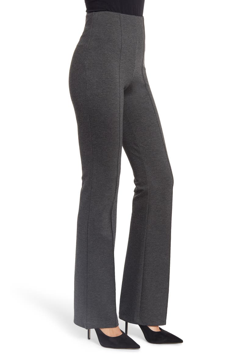 'Lyssentials Elysse Ponte Pants, Alternate, color, CHARCOAL