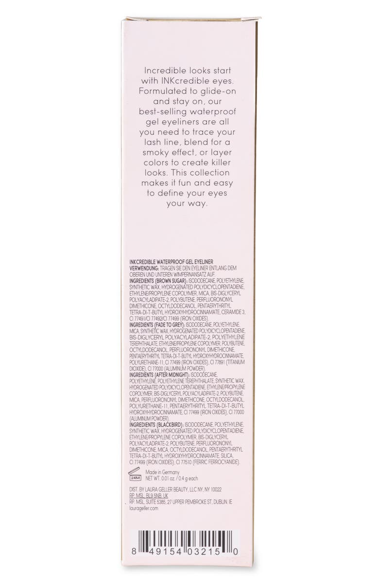 Laura Geller Beauty Full Size INKcredible Waterproof Gel Eyeliner Pencils, Alternate, color, 