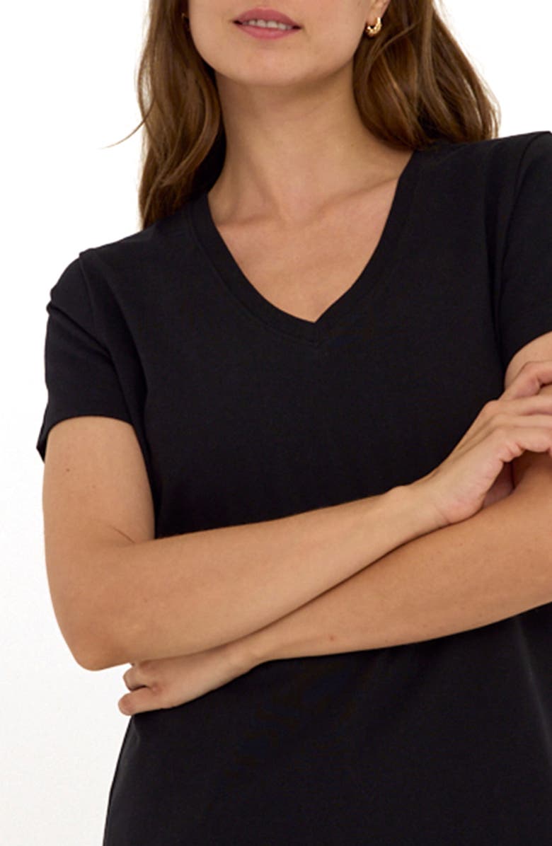 Threads 4 Thought Aria Essential Organic Cotton T-Shirt, Alternate, color, Black