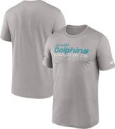 Nike Men's Nike Gray Miami Dolphins Sideline Legend Performance T-Shirt