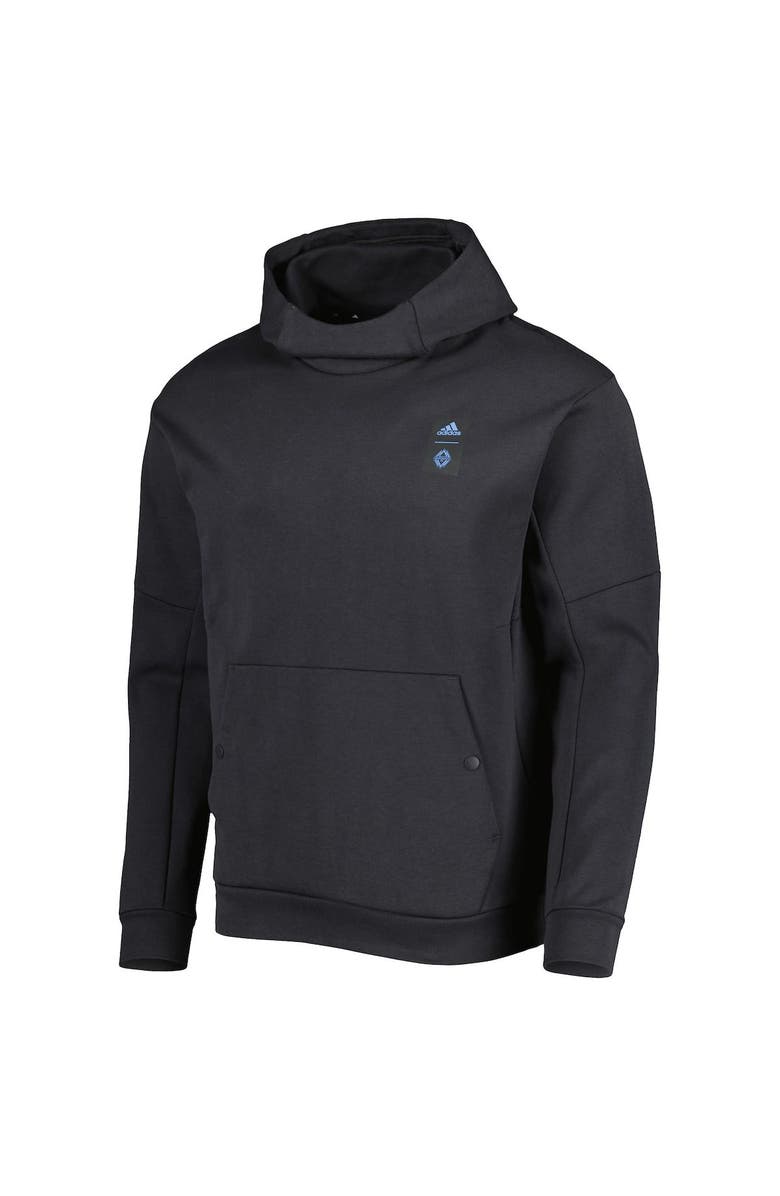 adidas Men's adidas Black Vancouver Whitecaps FC 2023 Player Travel Pullover Hoodie, Alternate, color,