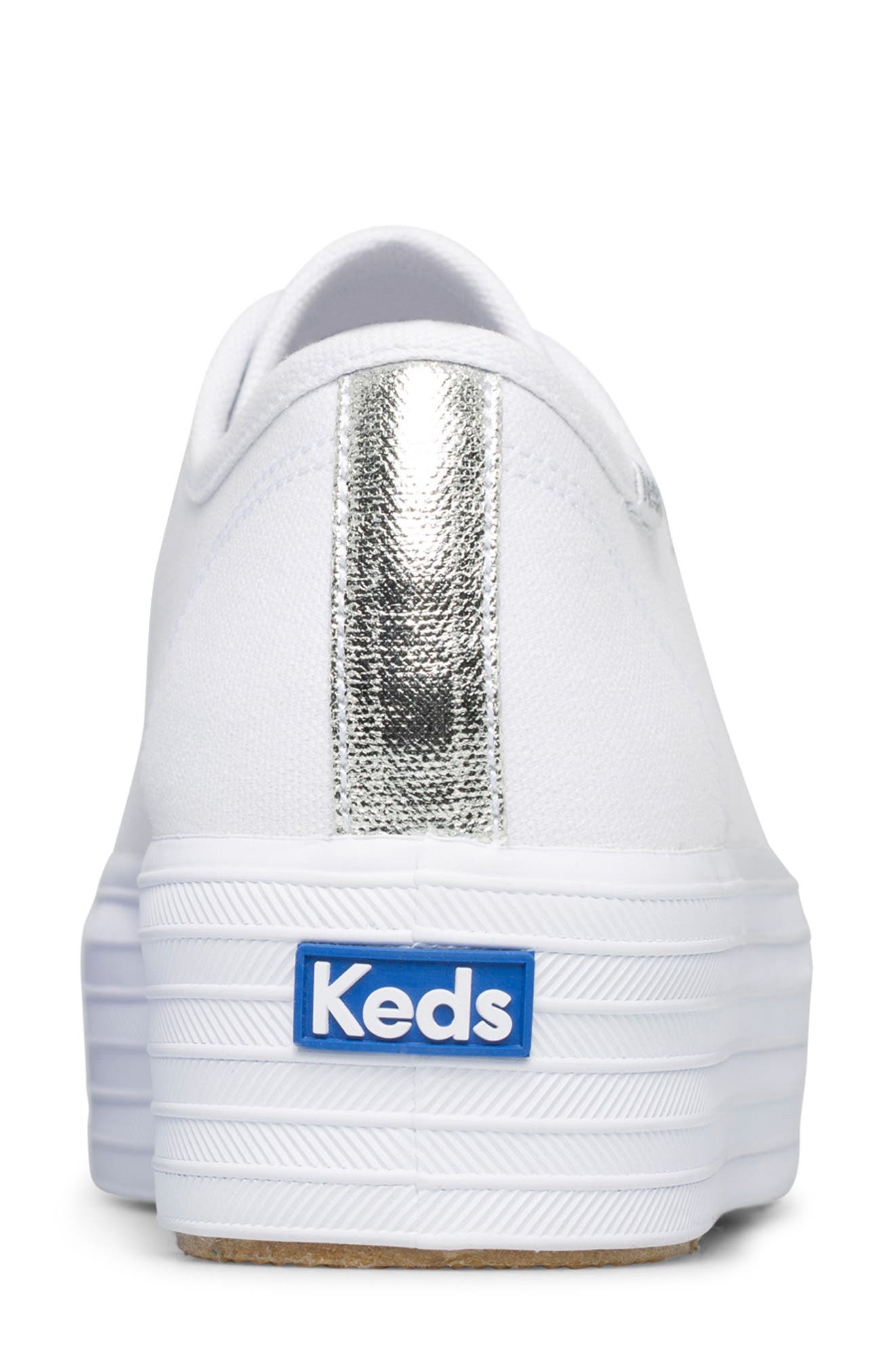 Keds<sup>®</sup> Triple Up Canvas Platform Sneaker, Alternate, color, 