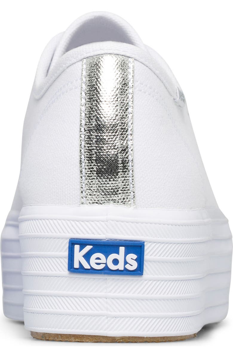 Keds<sup>®</sup> Triple Up Canvas Platform Sneaker, Alternate, color,