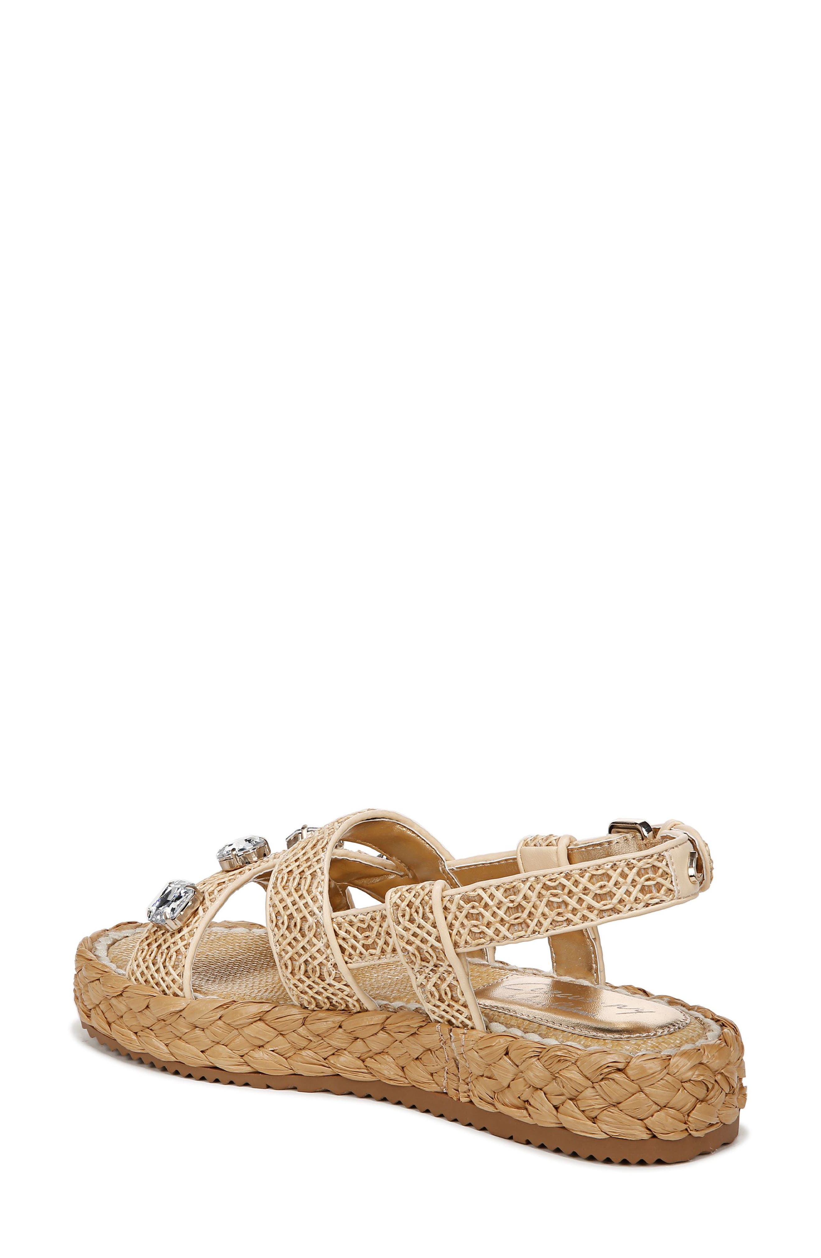 Circus NY by Sam Edelman Wrigley Woven Sandal, Alternate, color, Natural