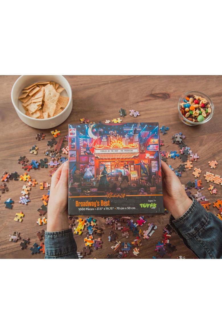 Broadway's Best 1000-Piece Jigsaw Puzzle By Rachid Lotf | Toynk Exclusive, Alternate, color, Multi-Color