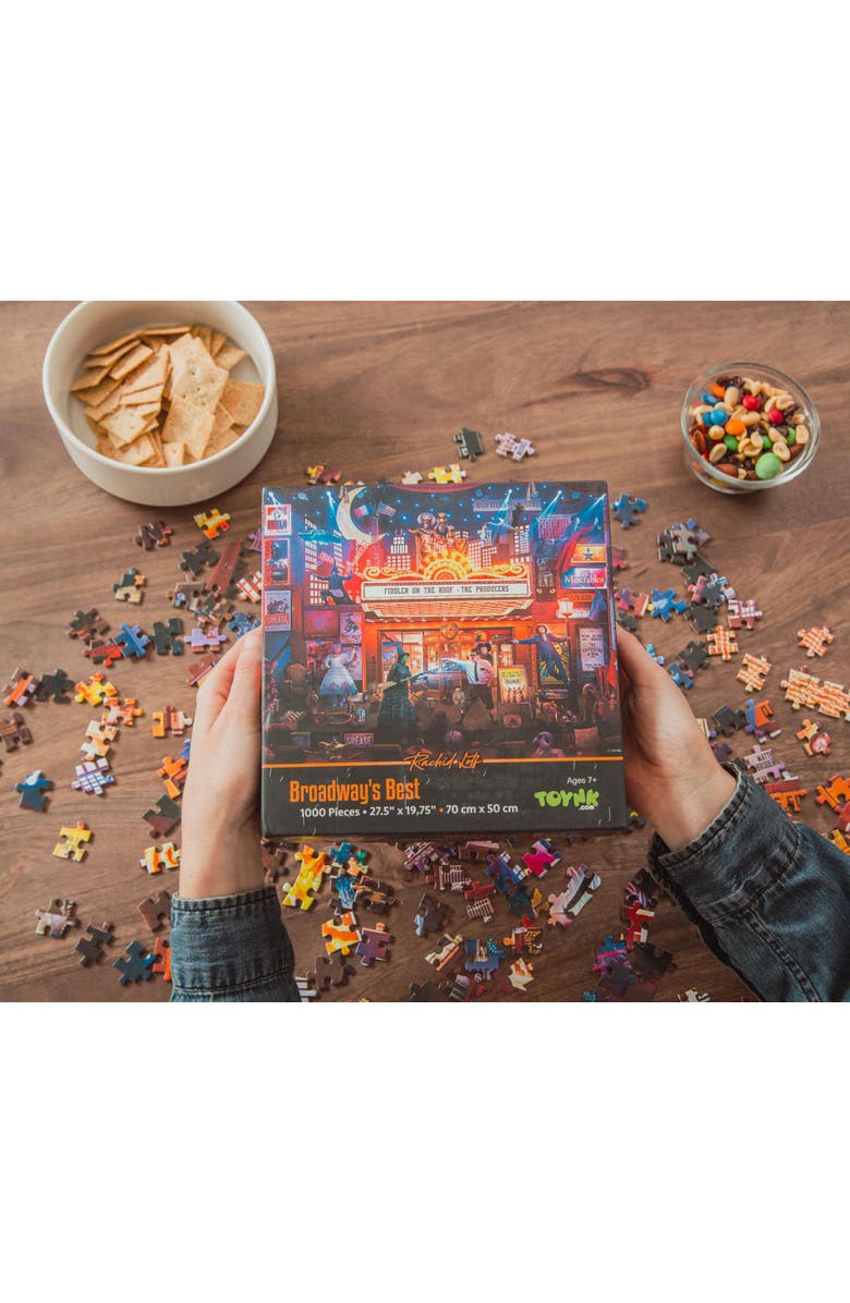 Toynk Broadway's Best 1000-Piece Jigsaw Puzzle By Rachid Lotf | Toynk Exclusive, Alternate, color, Multi-Color