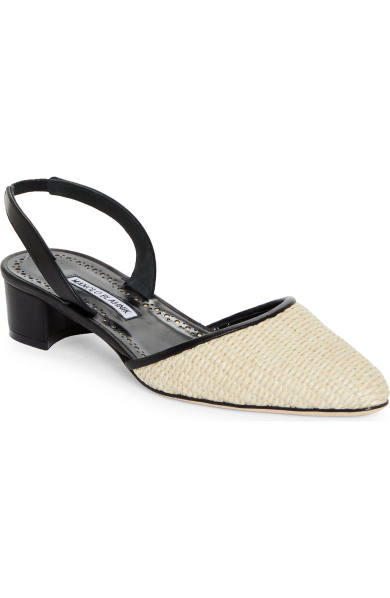 Manolo Blahnik Raffro Slingback Pump, Main, color,
