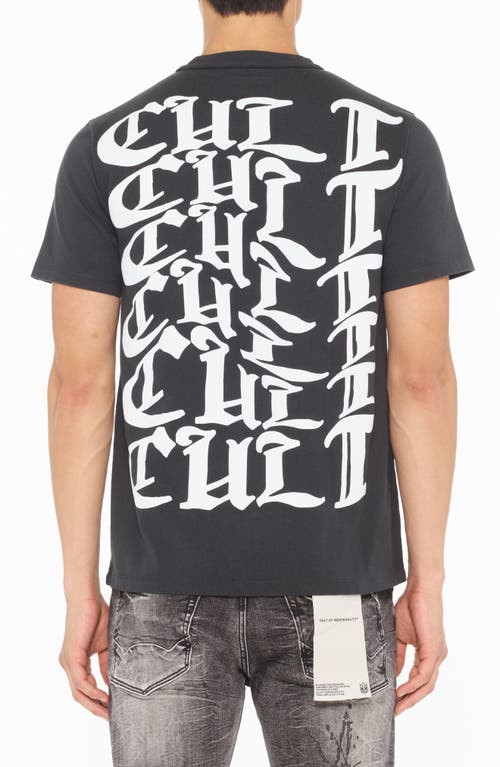Cult of Individuality Cotton Graphic T-Shirt in Steel  product