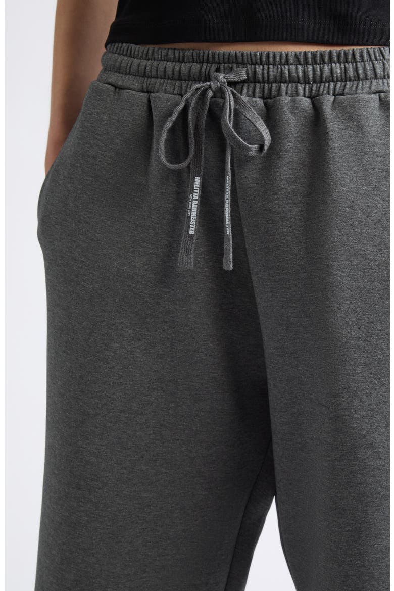 Cropped Wide Leg Lounge Pants, Alternate, color, GREY MELANGE