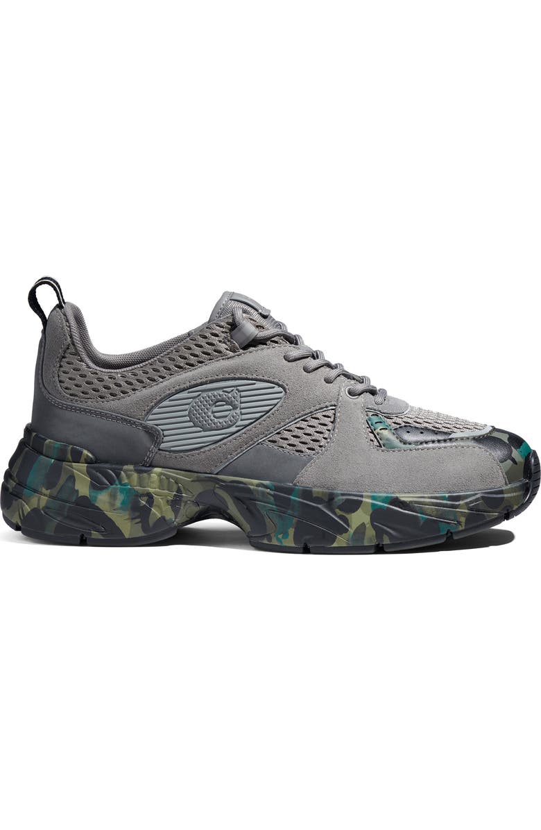 COACH Reflective Camo Tech Runner Sneaker, Alternate, color,