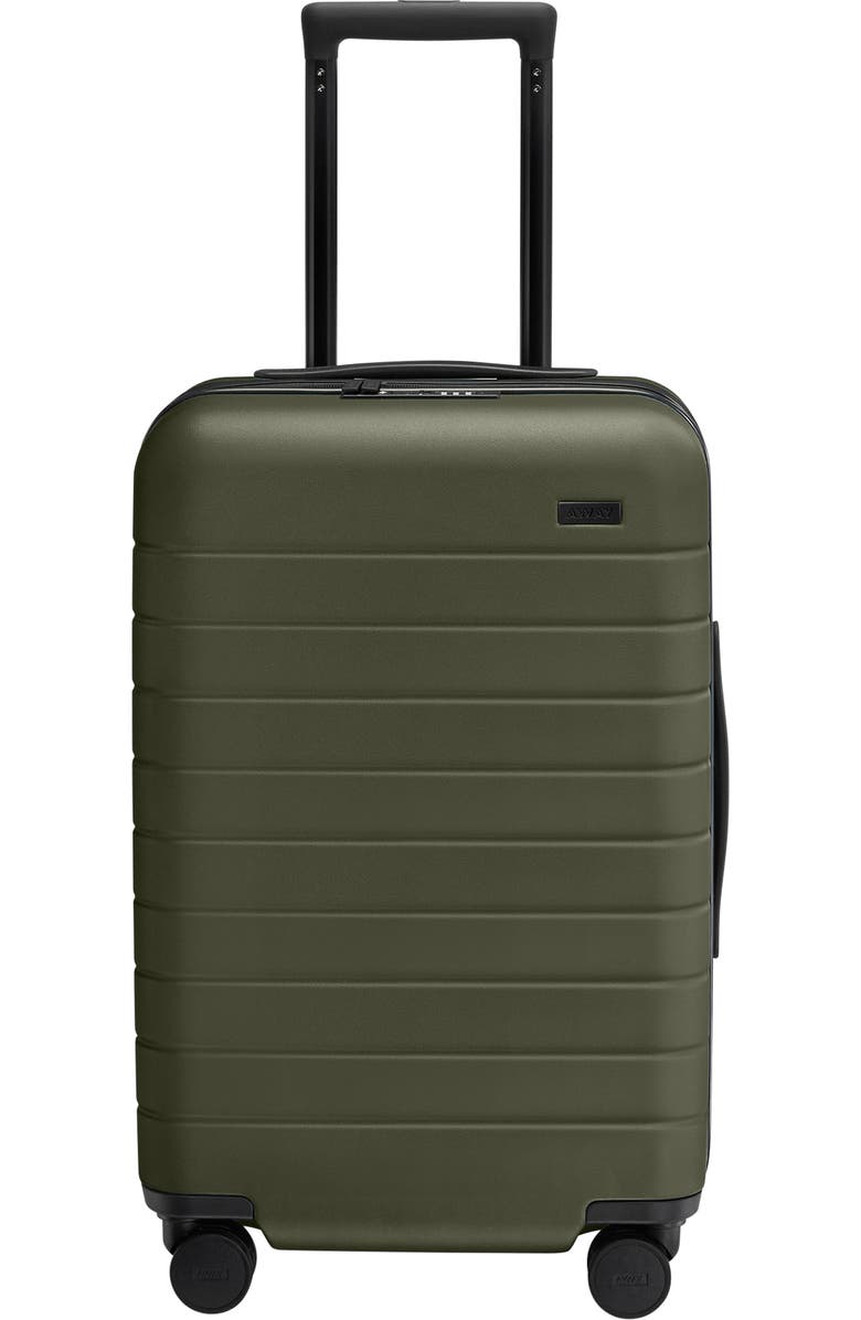 Away The Carry-On Flex Suitcase, Main, color, Olive Green