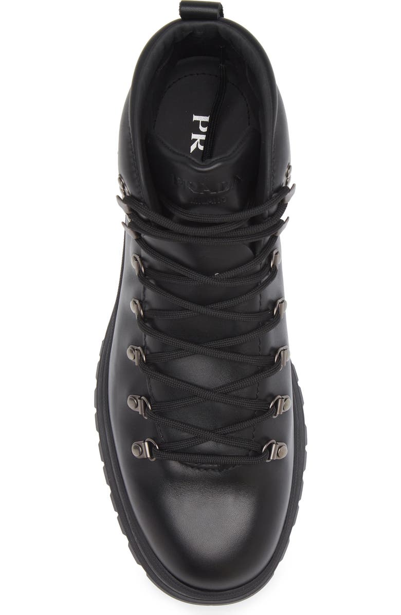Prada Brixxen Hiking Boot, Alternate, color, Nero