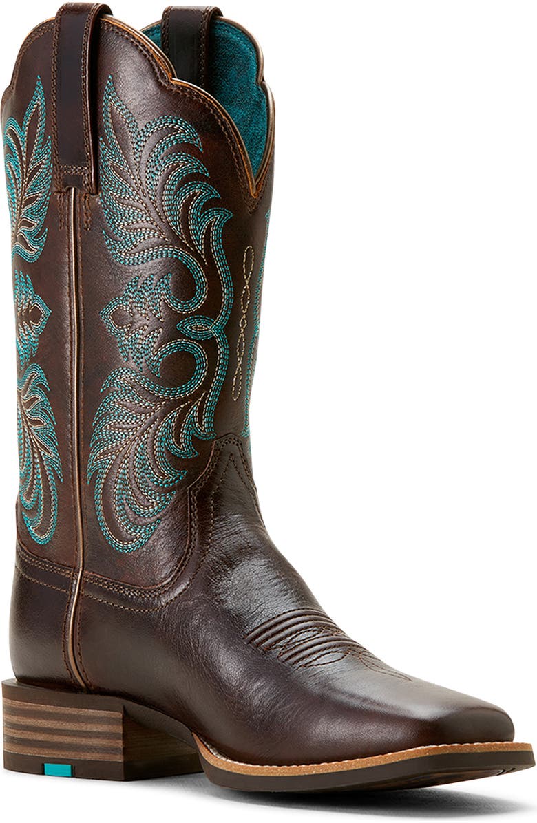 Ariat Gillette Tall Cowboy Boot, Alternate, color, Brown