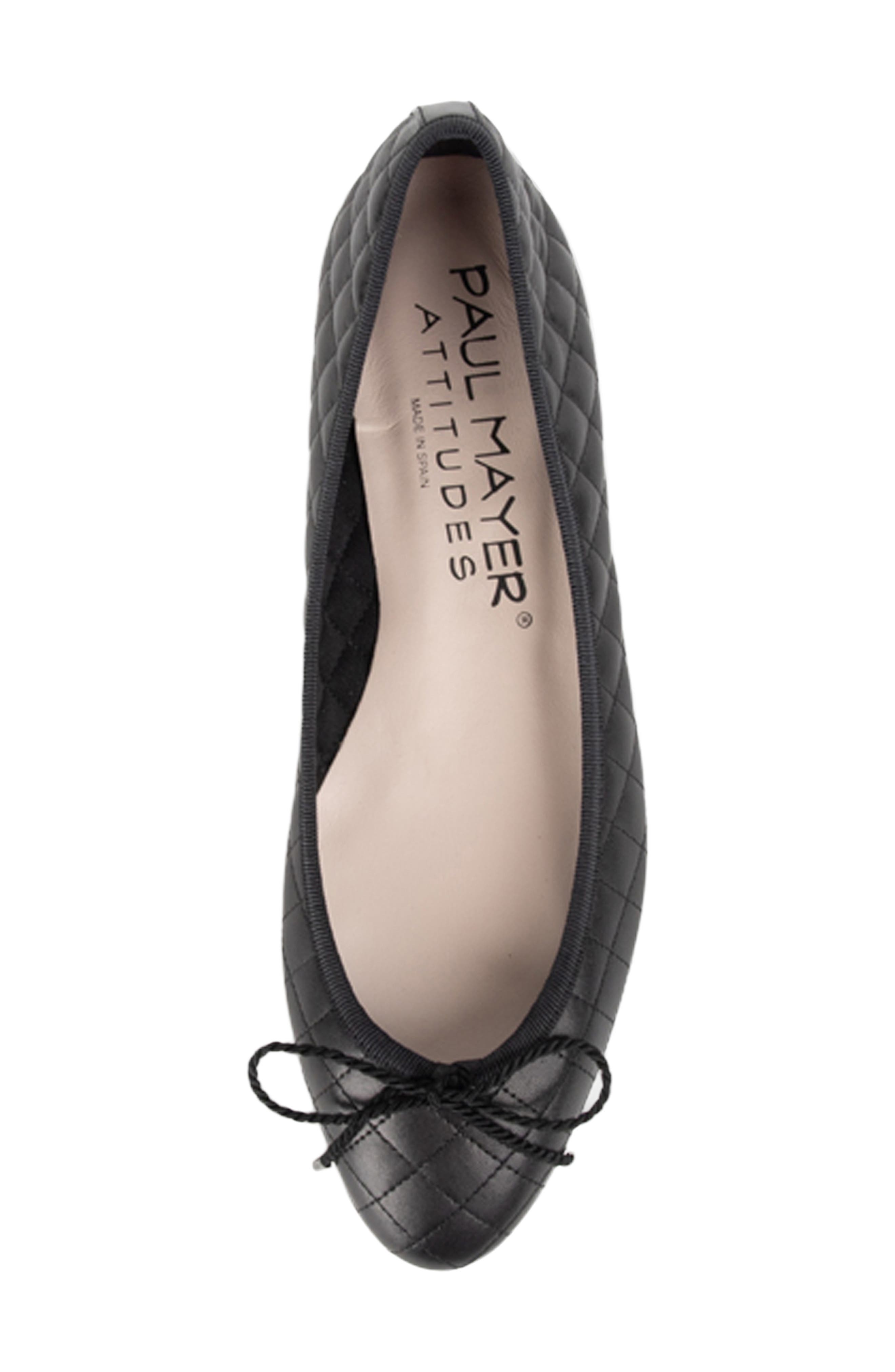 PAUL MAYER Lido Quilted Ballet Flat, Alternate, color, 