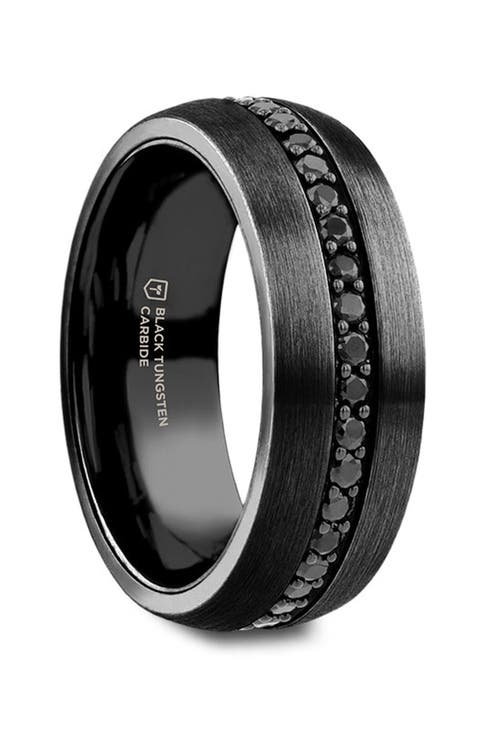 Valiant Sapphire Tungsten Ring