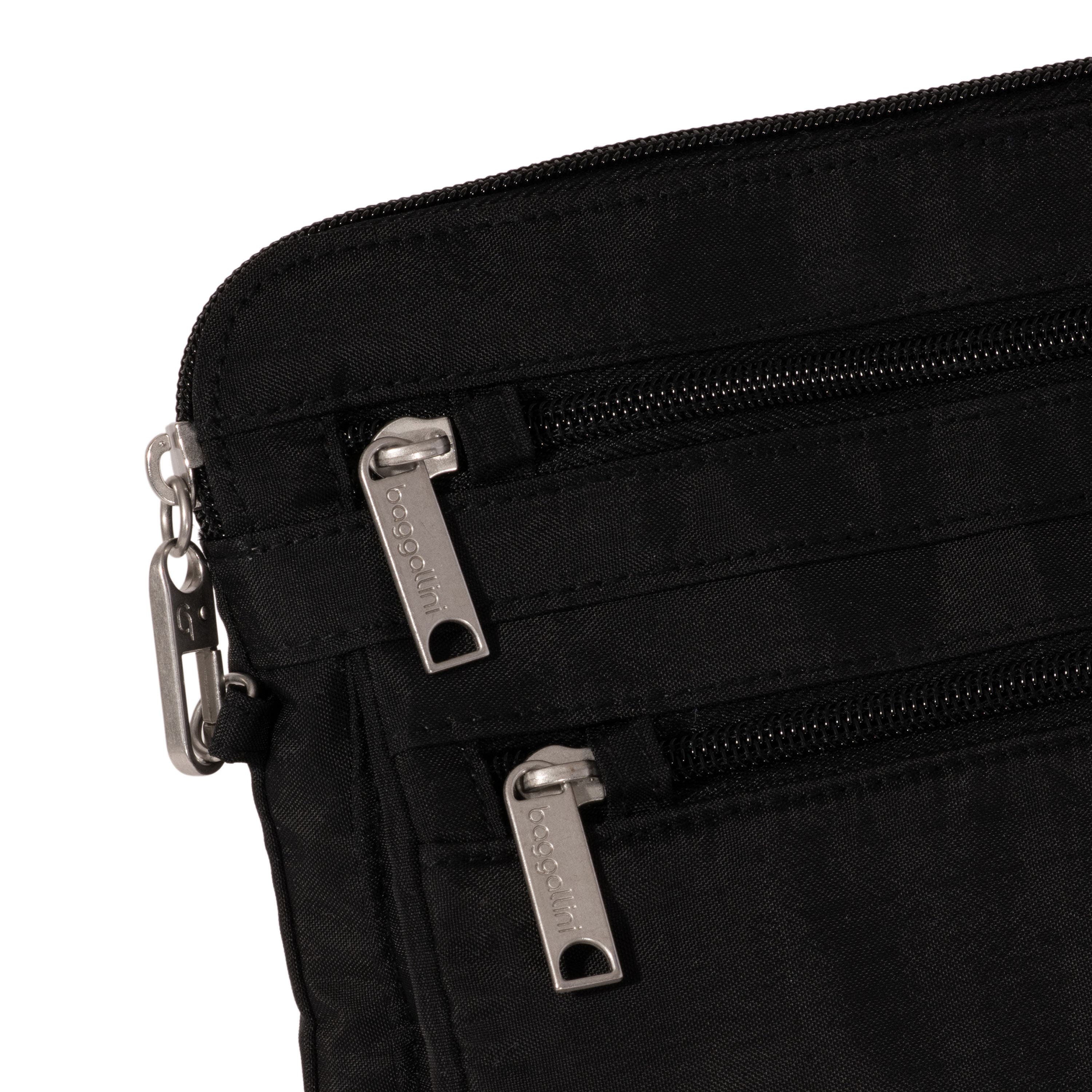 BAGGALLINI Securtex Anti-Theft Large Crossbody Bag, Alternate, color, Black