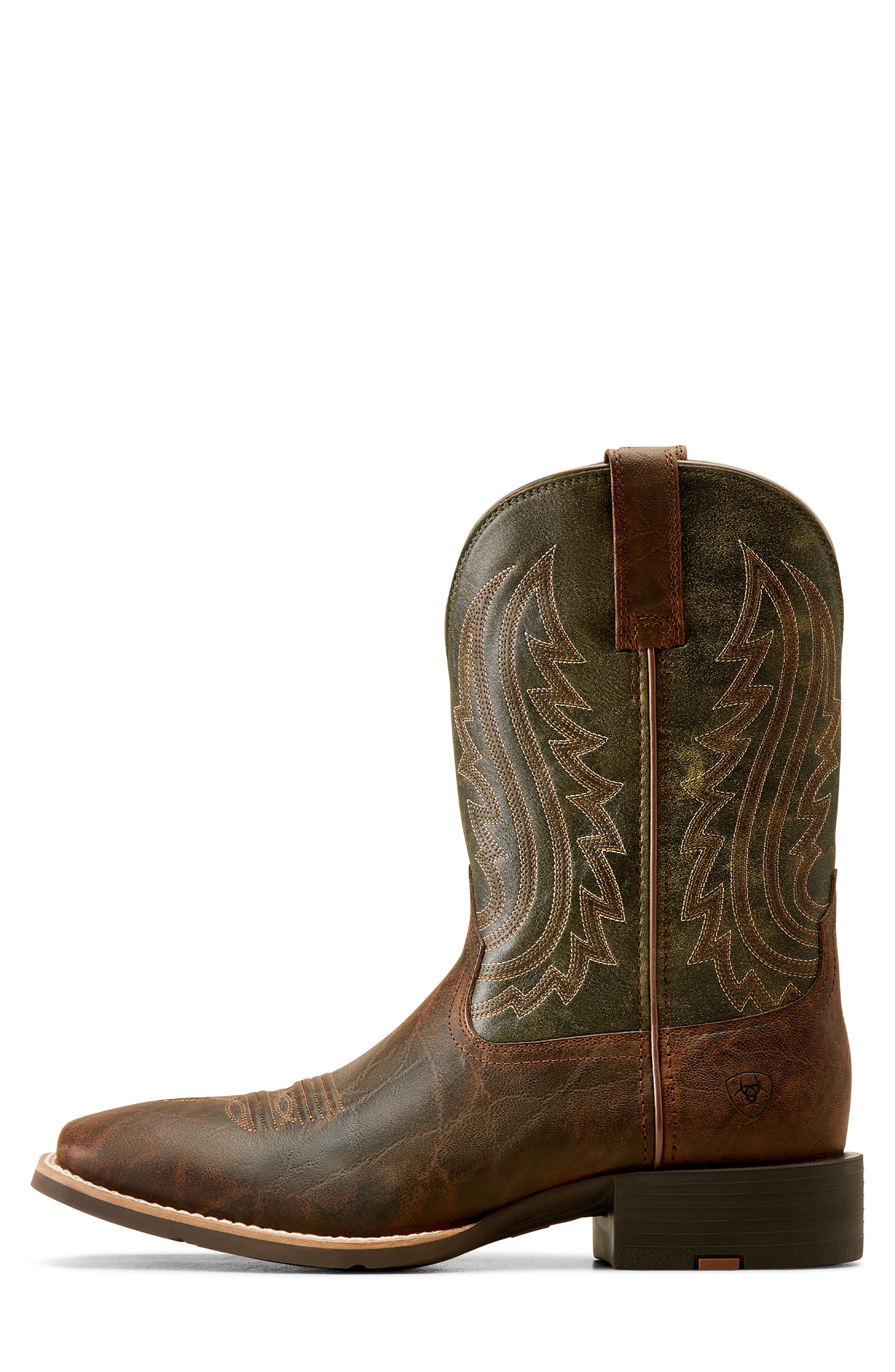 Sport Big Country Wide Square Toe Cowboy Boot, Alternate, color, MAHOGANY ELEPHANT/FOREST