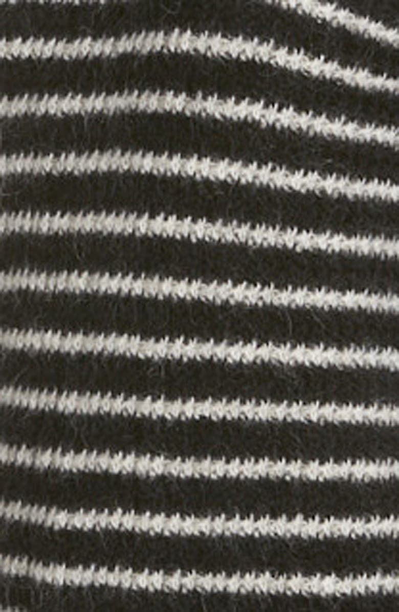 Saint Laurent Stripe Turtleneck Sweater, Alternate, color, 