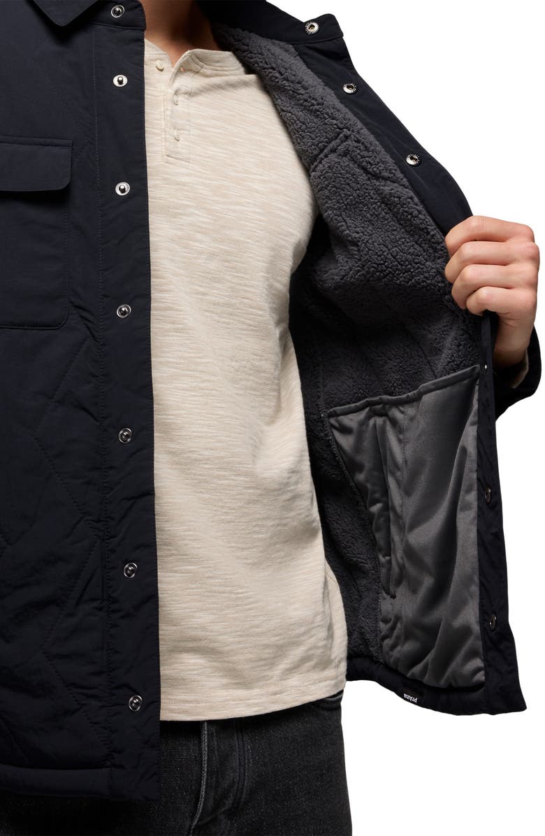 prAna Encinitas Quilted Jacket, Alternate, color, Black