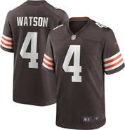 Nike Men's Nike Deshaun Watson Brown Cleveland Browns Game Jersey