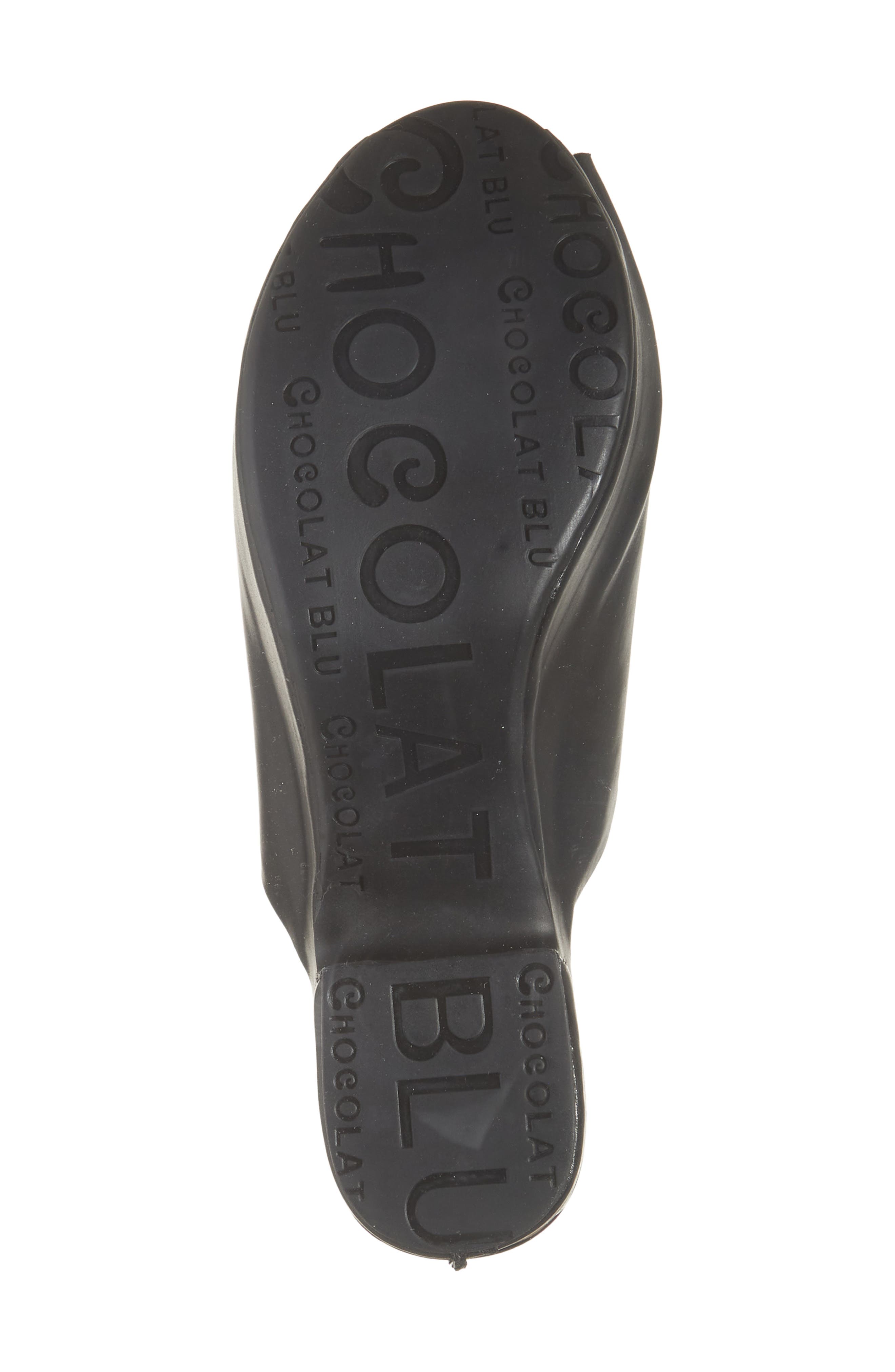 Chocolat Blu Gamma Peep Toe Platform Slide Sandal, Alternate, color, 