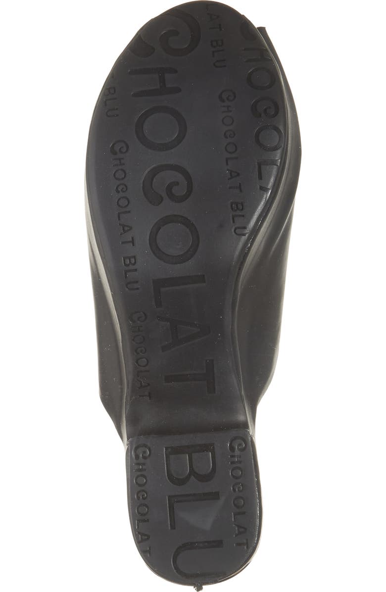 Chocolat Blu Gamma Peep Toe Platform Slide Sandal, Alternate, color,