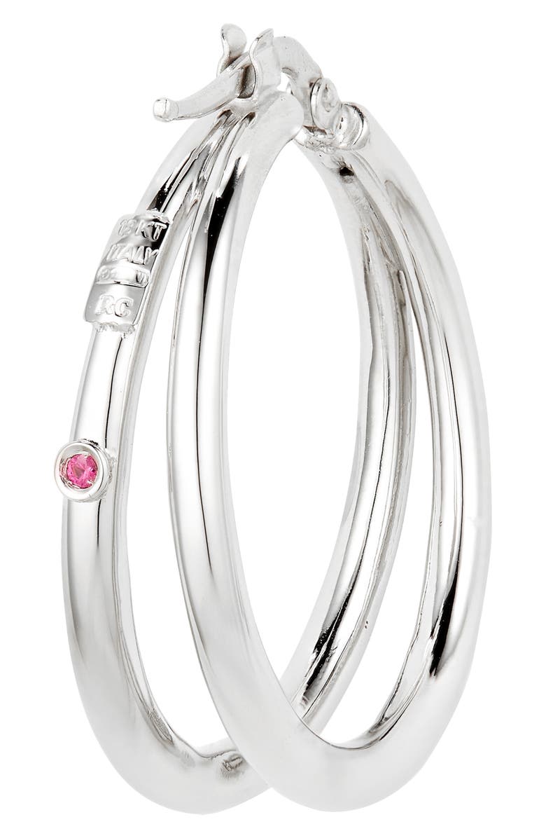 Roberto Coin Oro Classic Hoop Earrings, Alternate, color, 