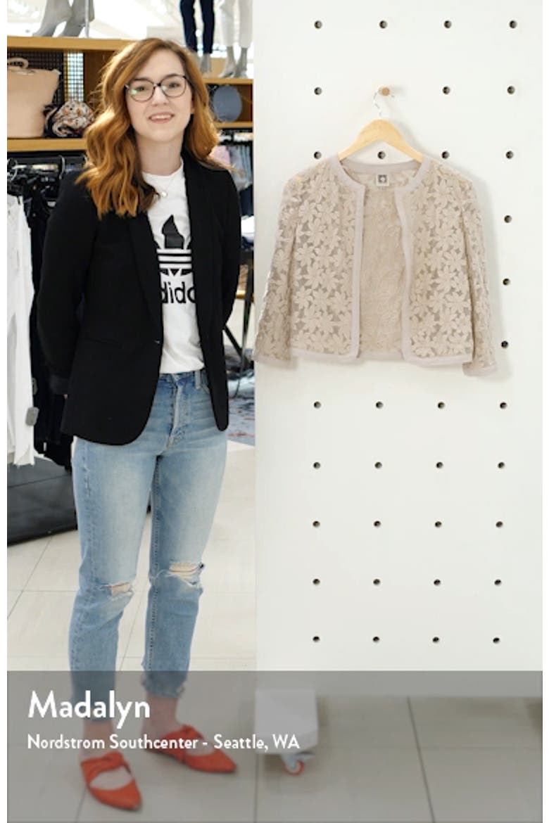 Floral Lace Crop Cardigan video