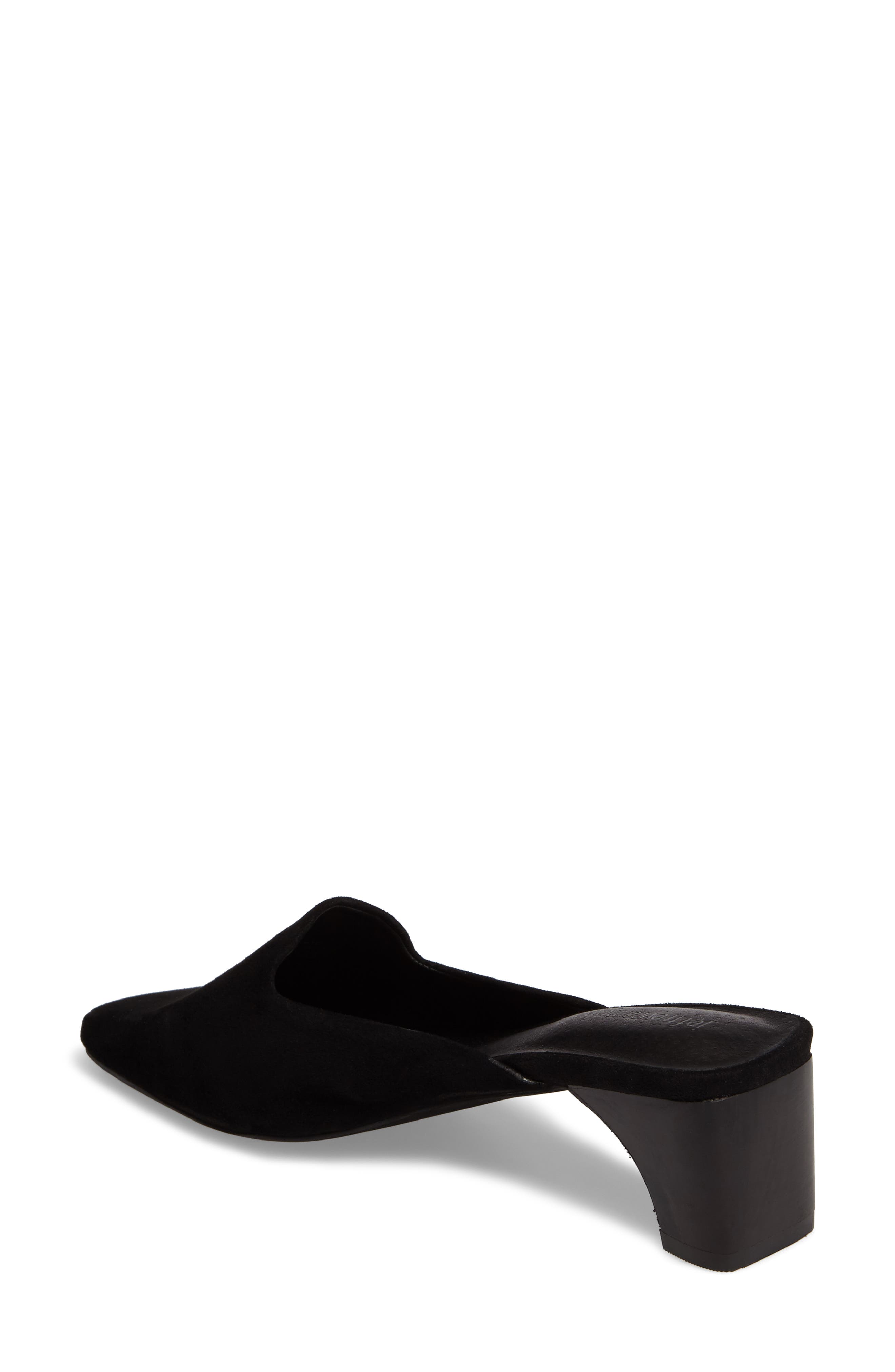 Jenae Loafer Mule, Alternate, color, BLACK SUEDE