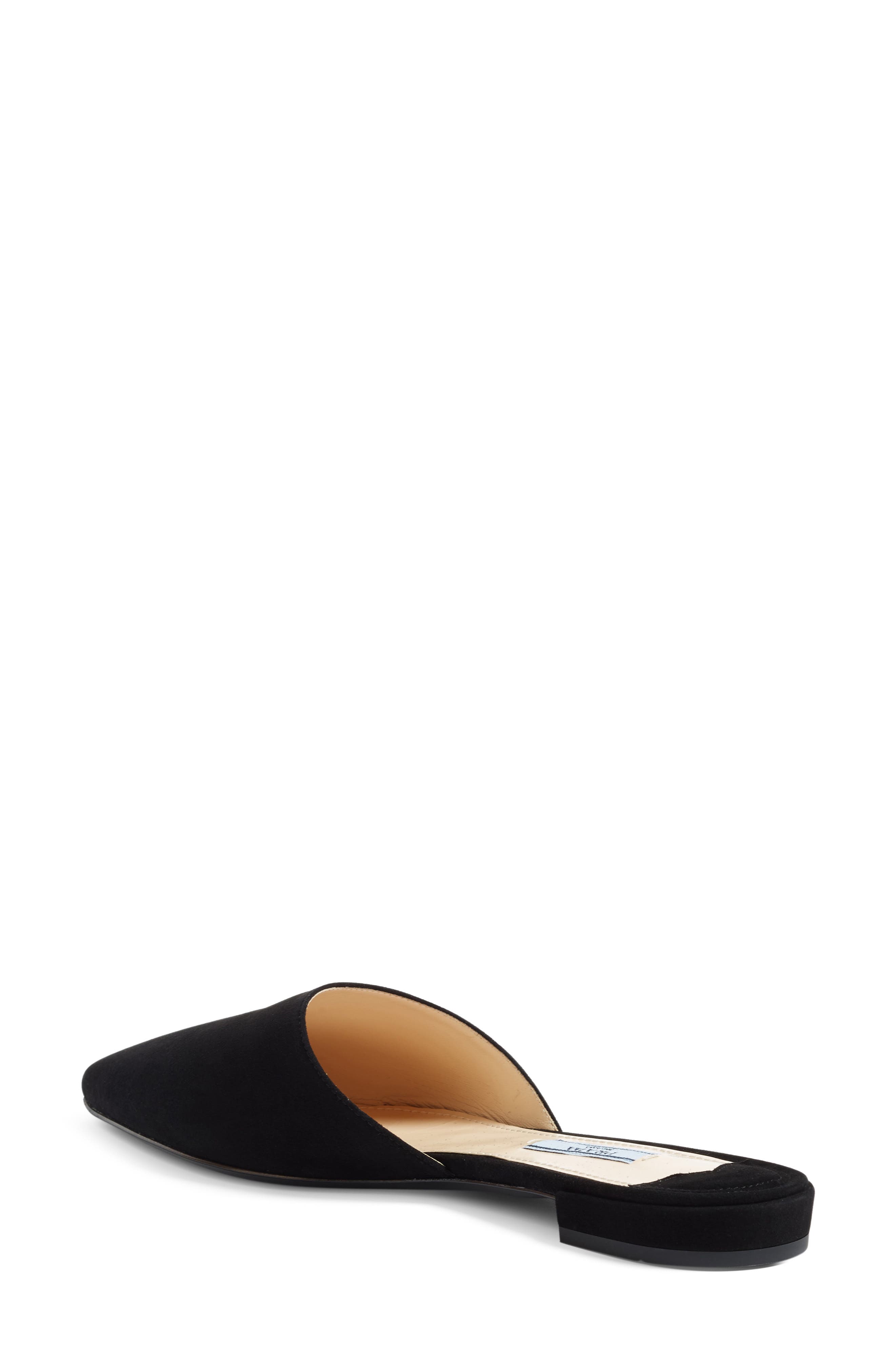 Prada Pointy Toe Mule, Alternate, color, 