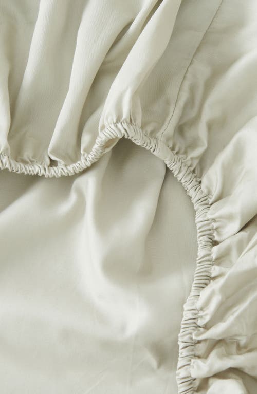 Verlee Cotton Sateen Sheet Set In Sage Green