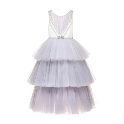 Matilda Embellished Tulle Occasion Gown