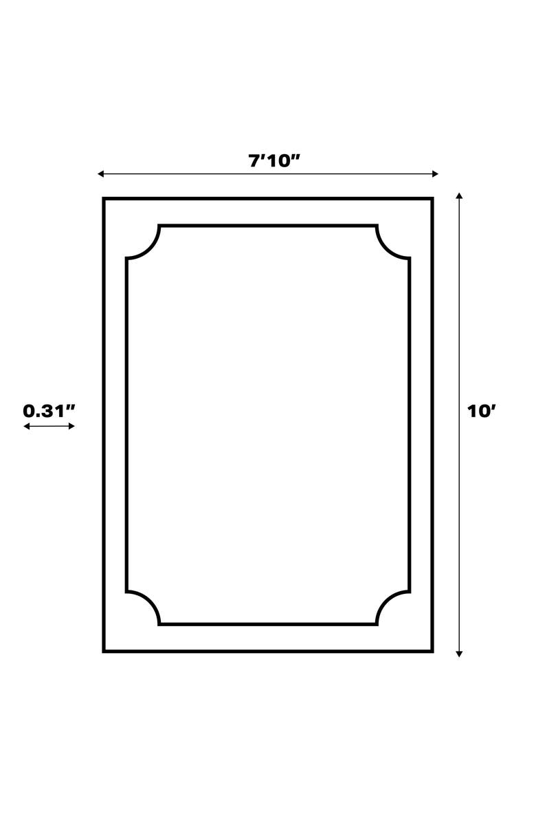 JONATHAN Y Draper Classic Geometric Diamond Pattern Area Rug, Alternate, color, White/Charcoal