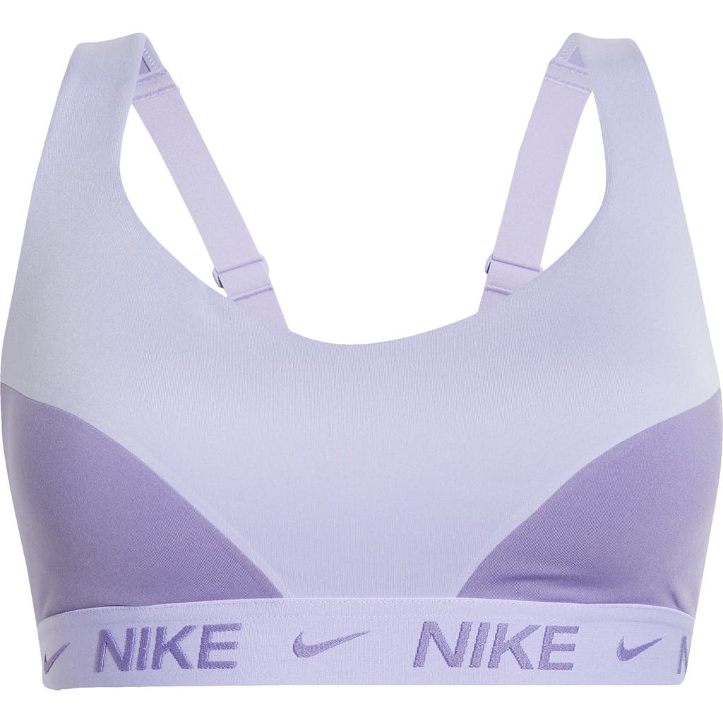 Nike Indy Dri-fit High Support Sports Bra In Purple