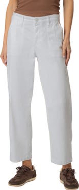 KUT from the Kloth Ashton High Waist Crop Barrel Jeans