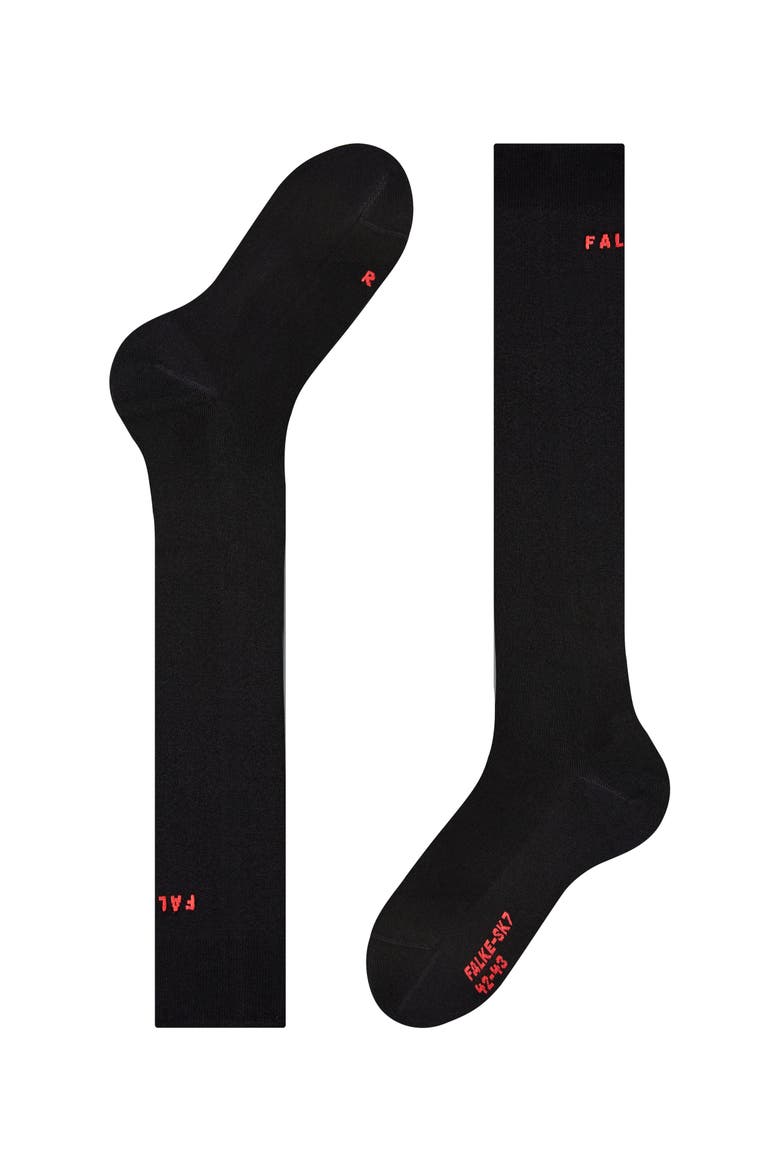 SK7 Race Ski Socks, Alternate, color, Core Black