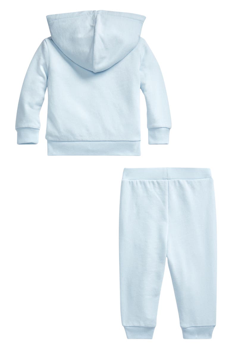 Atlantic French Terry Full Zip Hoodie & Joggers Set, Alternate, color, BERYL BLUE