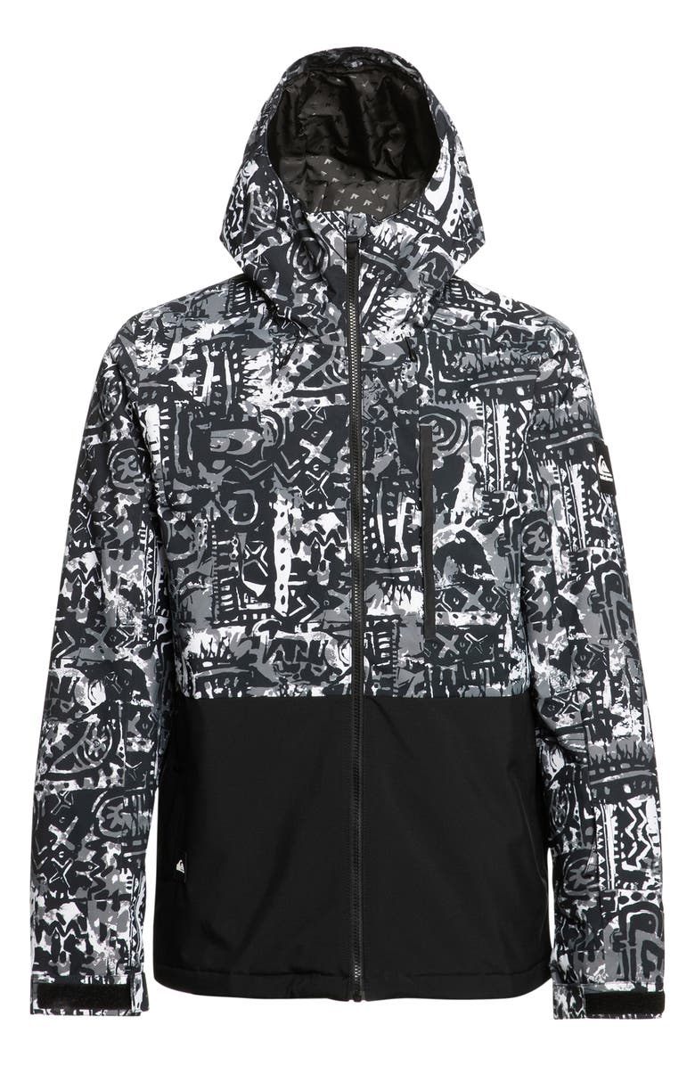 Quiksilver Mission Print Waterproof Jacket, Alternate, color, 