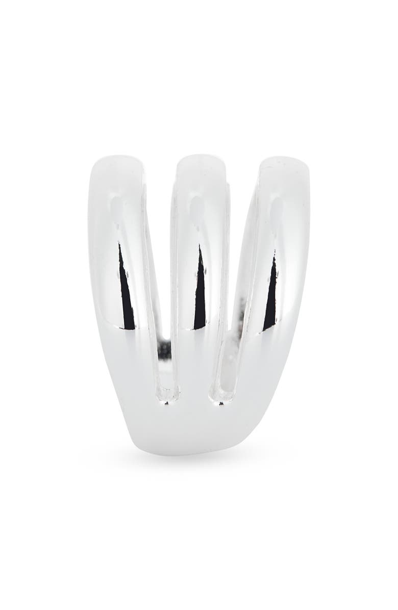 NORDSTROM RACK Triple Band Ring, Alternate, color, Silver