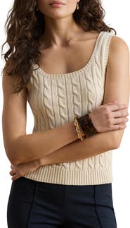 Lauren Ralph Lauren Cable Knit Sweater Tank