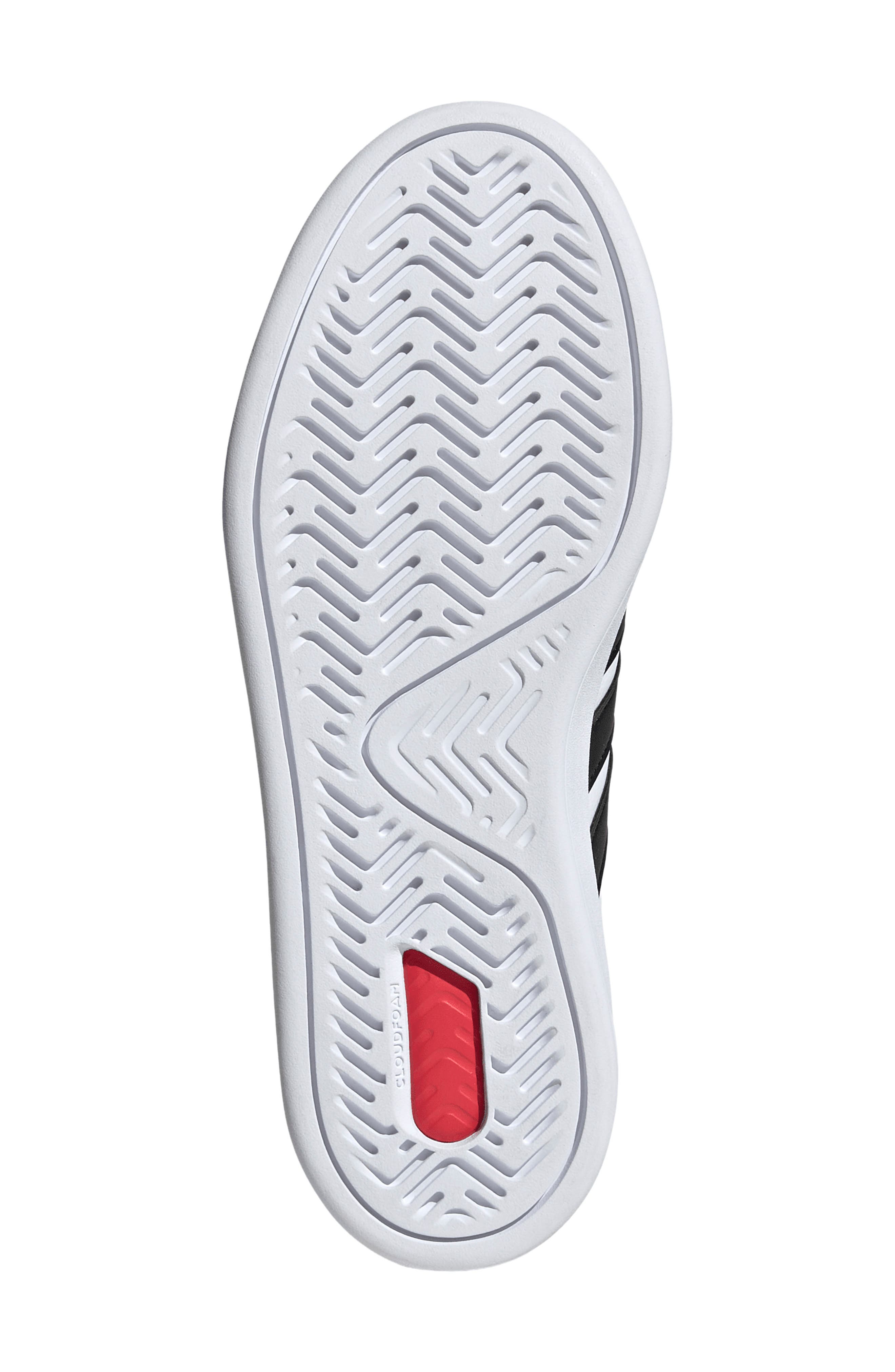 Grand Court 3.0 Sneaker, Alternate, color, WHITE/ CORE BLACK/ WHITE