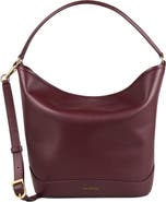SANDRO Leather bucket bag TANGOSO