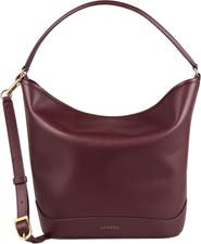 SANDRO Leather bucket bag TANGOSO