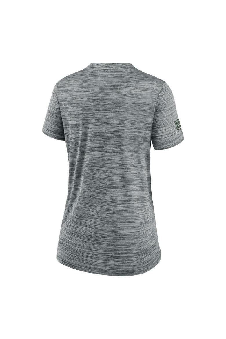 Women's Nike Gray New York Jets Sideline Velocity Performance T-Shirt, Alternate, color, Gray
