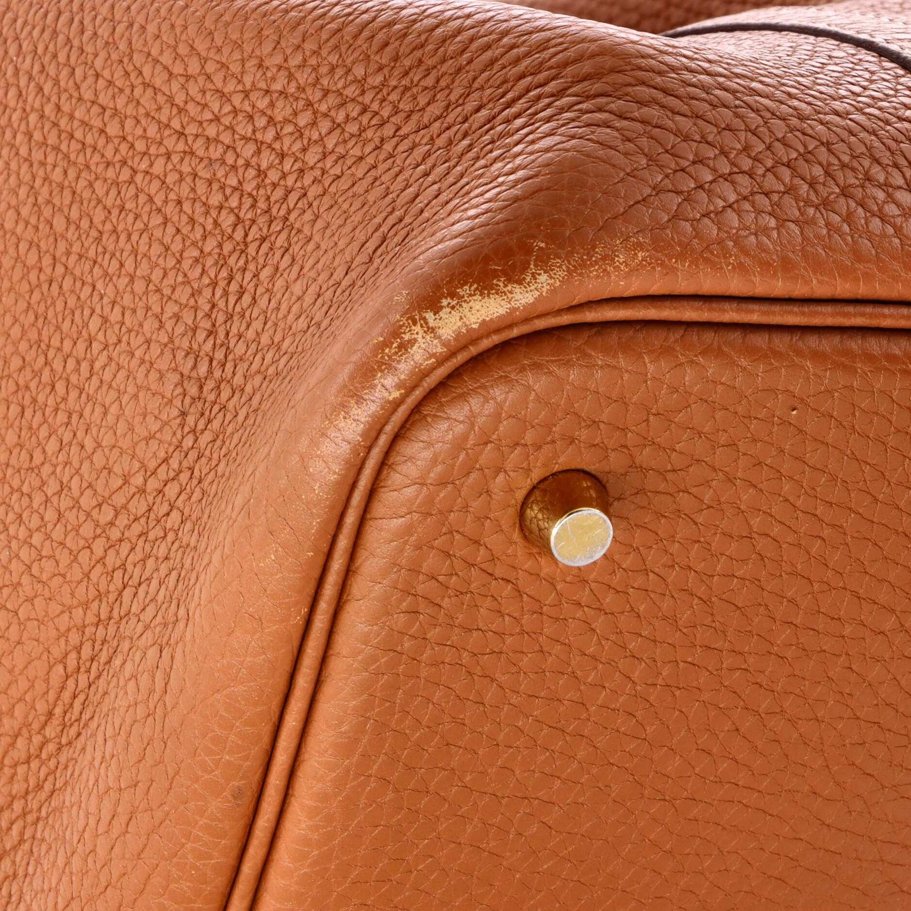 Pre-Owned Hermes Picotin Lock Bag Clemence MM, Alternate, color, Gold