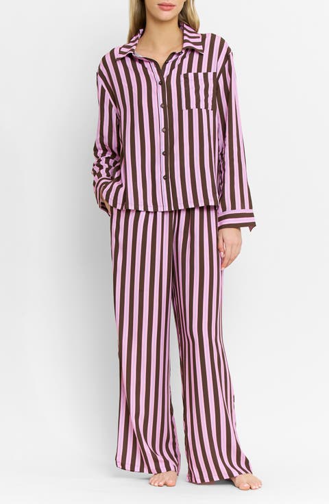 Girl Brunch Long Sleeve Pajamas